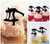 TA0216 Golf Acrilico Cupcake Topper Torte e Muffin per Matrimonio Compleanno Festa Decorazione 10 pezzi