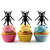 TA0282 Ant Acrilico Cupcake Topper Torte e Muffin per Matrimonio Compleanno Festa Decorazione 10 pezzi