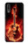 S0415 Fire Guitar Burn Case Cover Custodia per Huawei P20