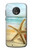 S1117 Starfish on the Beach Case Cover Custodia per Motorola Moto G6