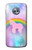 S3070 Rainbow Unicorn Pastel Sky Case Cover Custodia per Motorola Moto X4