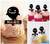 TA0552 Cute Halloween Ghost Acrilico Cupcake Topper Torte e Muffin per Matrimonio Compleanno Festa Decorazione 10 pezzi