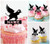 TA0573 Flying Elephant Acrilico Cupcake Topper Torte e Muffin per Matrimonio Compleanno Festa Decorazione 10 pezzi