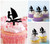 TA0659 Windsurfing Extreme Sport Acrilico Cupcake Topper Torte e Muffin per Matrimonio Compleanno Festa Decorazione 10 pezzi