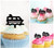 TA0665 Yacht Acrilico Cupcake Topper Torte e Muffin per Matrimonio Compleanno Festa Decorazione 10 pezzi