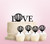 TC0175 Love Shell Acrilico Cake Cupcake Topper Torte e Muffin per Matrimonio Compleanno Festa Decorazione 11 pezzi