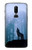 S0935 Wolf Howling in Forest Case Cover Custodia per OnePlus 6