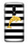 S2882 Black and White Striped Gold Dolphin Case Cover Custodia per OnePlus 6