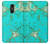 S2377 Turquoise Gemstone Texture Graphic Printed Case Cover Custodia per LG K10 (2018), LG K30