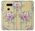 S2229 Vintage Flowers Case Cover Custodia per LG V30, LG V30 Plus, LG V30S ThinQ, LG V35, LG V35 ThinQ