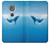 S0843 Blue Whale Case Cover Custodia per Motorola Moto G6 Play, Moto G6 Forge, Moto E5