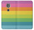 S2363 Rainbow Pattern Case Cover Custodia per Motorola Moto G6 Play, Moto G6 Forge, Moto E5