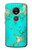 S2377 Turquoise Gemstone Texture Graphic Printed Case Cover Custodia per Motorola Moto G6 Play, Moto G6 Forge, Moto E5