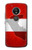 S3018 Peru Flag Case Cover Custodia per Motorola Moto G6 Play, Moto G6 Forge, Moto E5