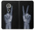 S3101 X-ray Peace Sign Fingers Case Cover Custodia per Motorola Moto G6 Play, Moto G6 Forge, Moto E5