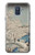 S3350 Utagawa Hiroshige Drum Bridge Yuhi Hill in Meguro Case Cover Custodia per Samsung Galaxy A6 (2018)