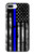 S3244 Thin Blue Line USA Case Cover Custodia per iPhone 7 Plus, iPhone 8 Plus