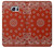 S3355 Bandana Red Pattern Case Cover Custodia per Samsung Galaxy S6 Edge Plus