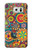 S3272 Colorful Pattern Case Cover Custodia per Samsung Galaxy S6