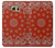 S3355 Bandana Red Pattern Case Cover Custodia per Samsung Galaxy S6