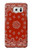 S3355 Bandana Red Pattern Case Cover Custodia per Samsung Galaxy S6