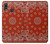 S3355 Bandana Red Pattern Case Cover Custodia per Huawei P20 Lite