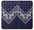 S3357 Navy Blue Bandana Pattern Case Cover Custodia per Huawei P8 Lite (2017)