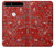 S3354 Red Classic Bandana Case Cover Custodia per Huawei Nexus 6P