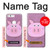 S3269 Pig Cartoon Case Cover Custodia per Google Pixel XL