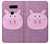 S3269 Pig Cartoon Case Cover Custodia per LG V30, LG V30 Plus, LG V30S ThinQ, LG V35, LG V35 ThinQ