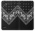 S3363 Bandana Black Pattern Case Cover Custodia per LG Q6