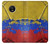 S3306 Colombia Flag Vintage Football Graphic Case Cover Custodia per Motorola Moto G6