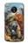 S3331 Peter Paul Rubens Tiger und Lowenjagd Case Cover Custodia per Motorola Moto G5