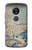 S3350 Utagawa Hiroshige Drum Bridge Yuhi Hill in Meguro Case Cover Custodia per Motorola Moto E5 Plus