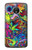 S3255 Colorful Art Pattern Case Cover Custodia per Motorola Moto E4