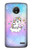 S3256 Cute Unicorn Cartoon Case Cover Custodia per Motorola Moto E4