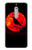 S3328 Crow Red Moon Case Cover Custodia per Nokia 5