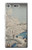 S3350 Utagawa Hiroshige Drum Bridge Yuhi Hill in Meguro Case Cover Custodia per Sony Xperia XZ1