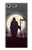 S3262 Grim Reaper Night Moon Cemetery Case Cover Custodia per Sony Xperia XZ Premium