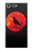 S3328 Crow Red Moon Case Cover Custodia per Sony Xperia XZ Premium