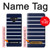 S2767 Navy White Striped Case Cover Custodia per Note 9 Samsung Galaxy Note9