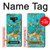 S2906 Aqua Turquoise Stone Case Cover Custodia per Note 9 Samsung Galaxy Note9