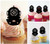 TA0712 Diving Helmet Acrilico Cupcake Topper Torte e Muffin per Matrimonio Compleanno Festa Decorazione 10 pezzi