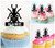 TA0731 Black Ant Insect Bug Acrilico Cupcake Topper Torte e Muffin per Matrimonio Compleanno Festa Decorazione 10 pezzi