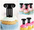 TA0744 Roman Column Acrilico Cupcake Topper Torte e Muffin per Matrimonio Compleanno Festa Decorazione 10 pezzi