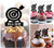 TA0767 Arrow Shoot Target Acrilico Cupcake Topper Torte e Muffin per Matrimonio Compleanno Festa Decorazione 10 pezzi