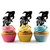 TA0783 Goldfish Acrilico Cupcake Topper Torte e Muffin per Matrimonio Compleanno Festa Decorazione 10 pezzi