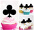 TA0825 Card Club Poker Acrilico Cupcake Topper Torte e Muffin per Matrimonio Compleanno Festa Decorazione 10 pezzi