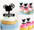TA0854 Movie Projector Acrilico Cupcake Topper Torte e Muffin per Matrimonio Compleanno Festa Decorazione 10 pezzi