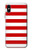 S2364 Red and White Striped Case Cover Custodia per iPhone X, iPhone XS